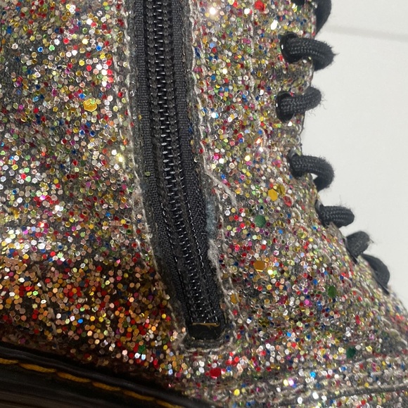 Dr. Martens 1460 Rainbow Glitter Boots - Picture 8 of 14